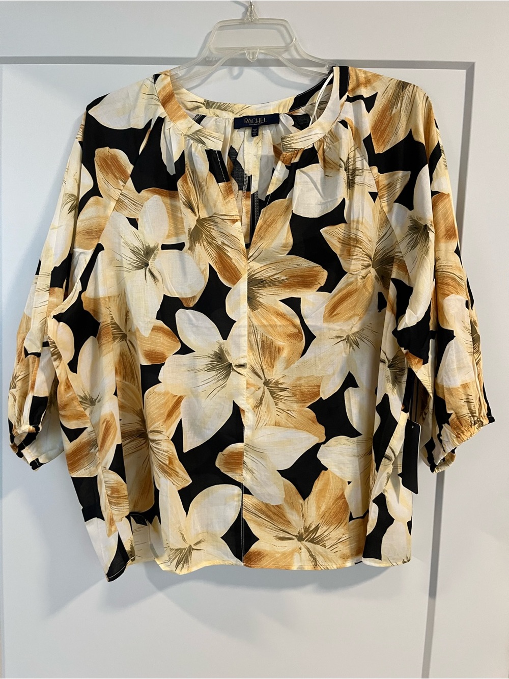 Rachel Roy Floral Print Top-NWT-size 2X